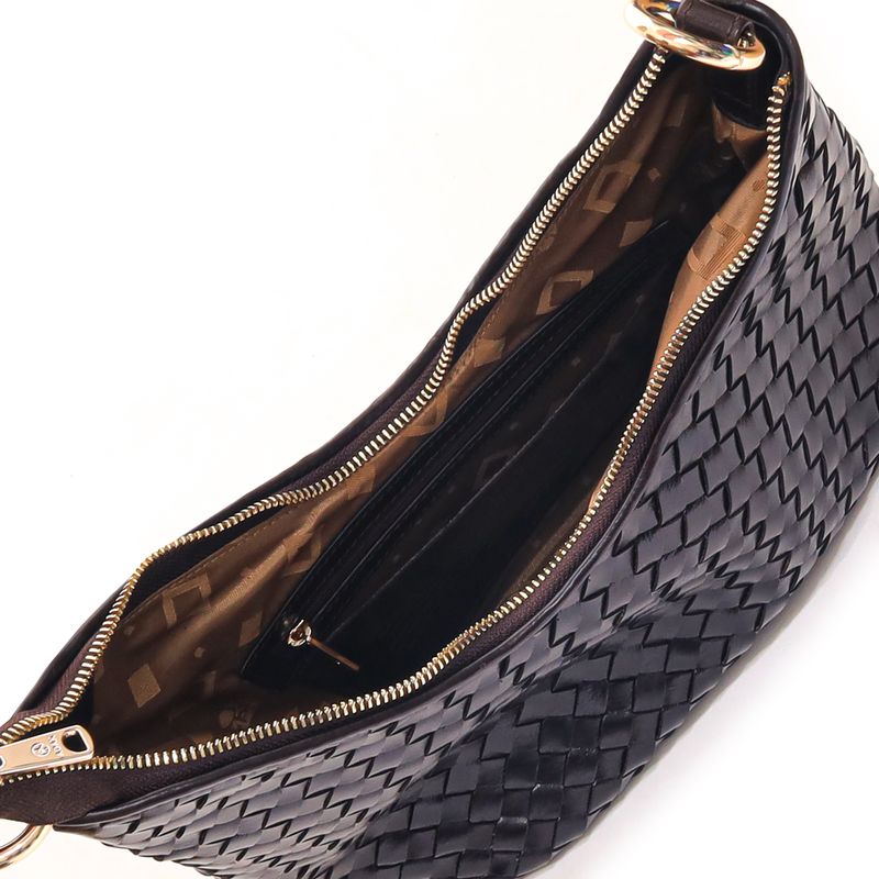 Adax Mona Salerno Shoulderbag i Dark Brown