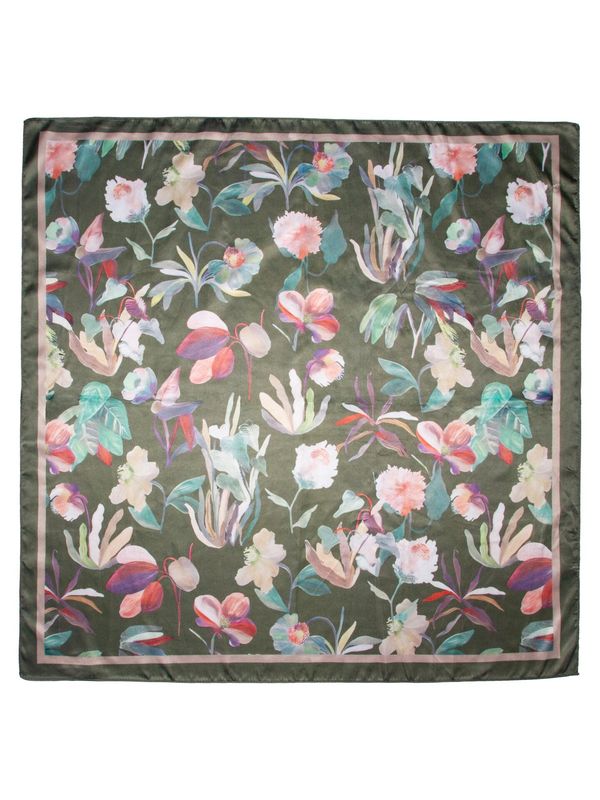 Intex Skjerf Monet 70 X 70 Cm. i Green