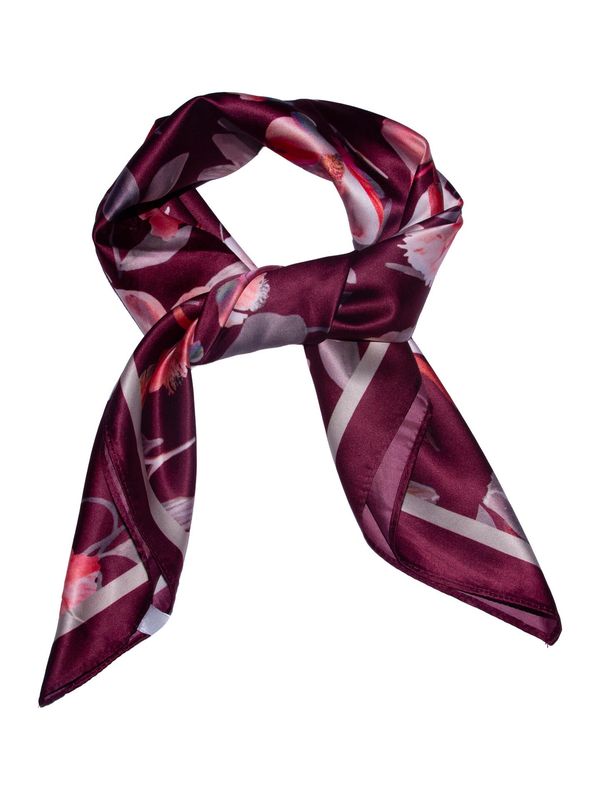 Intex Skjerf Monet 70 X 70 Cm. i Wine Red