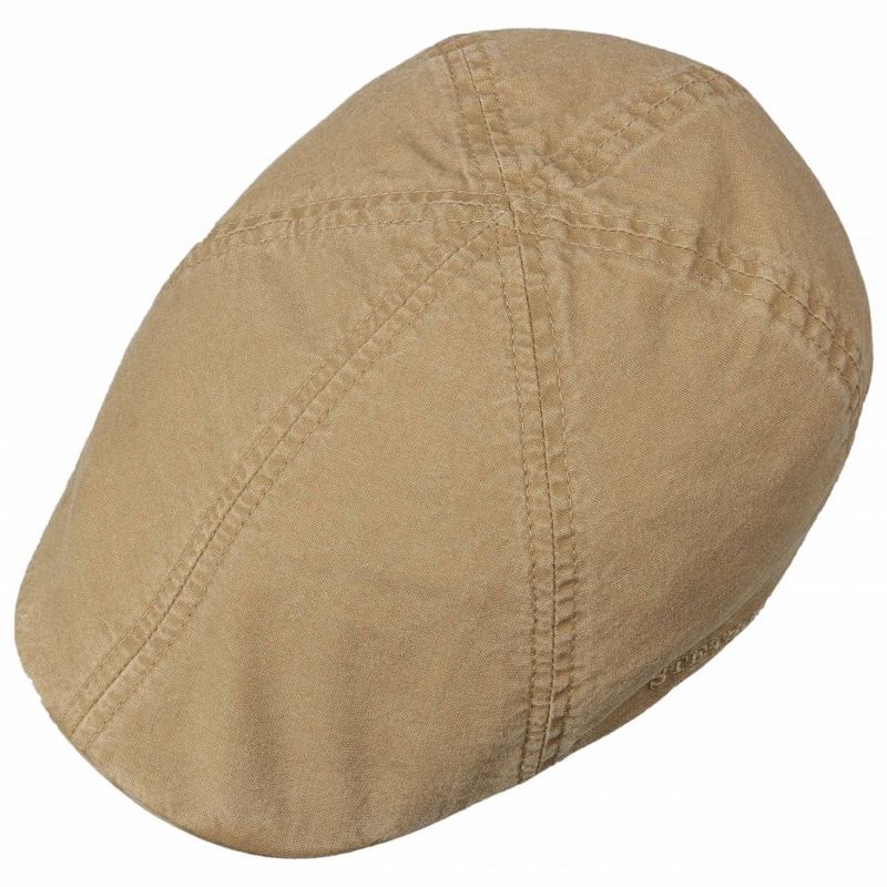 Stetson Texas sixpence i bomull lys beige