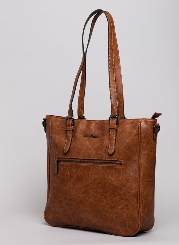 Giulia Piarelli classic shopper cognac