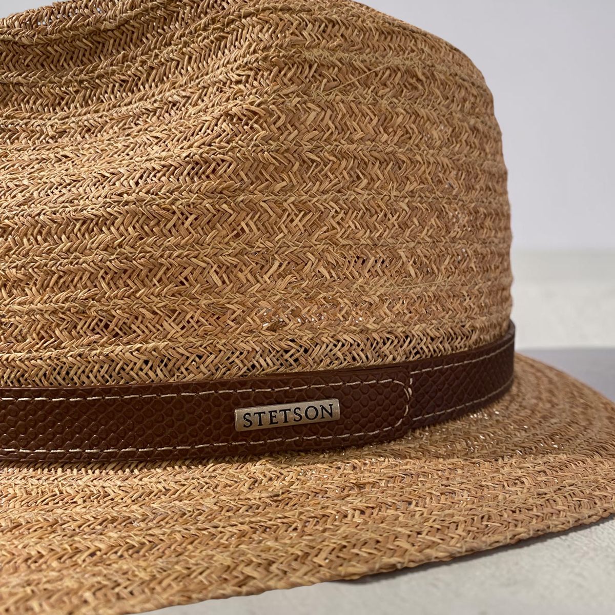 Stetson Traveller Raffia Natur Strå
