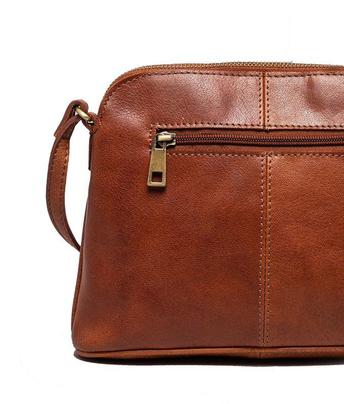 Springfield crossoverveske i cognac