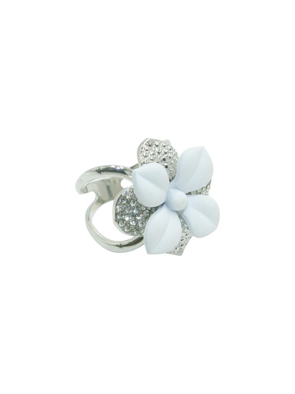Intex Skjerfring Blomster i White/Silver
