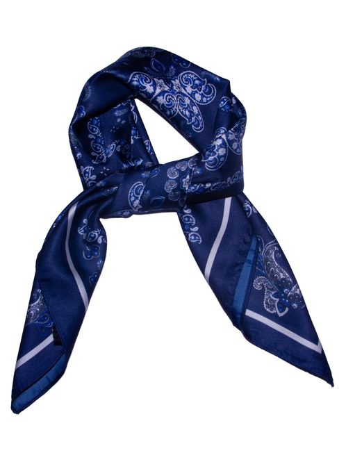 Hovedbilde Intex Skjerf Multi Paisley 70x70cm Navy