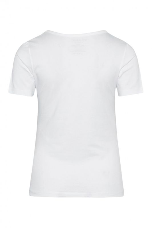 Claire Alanis T-shirt m/logo white