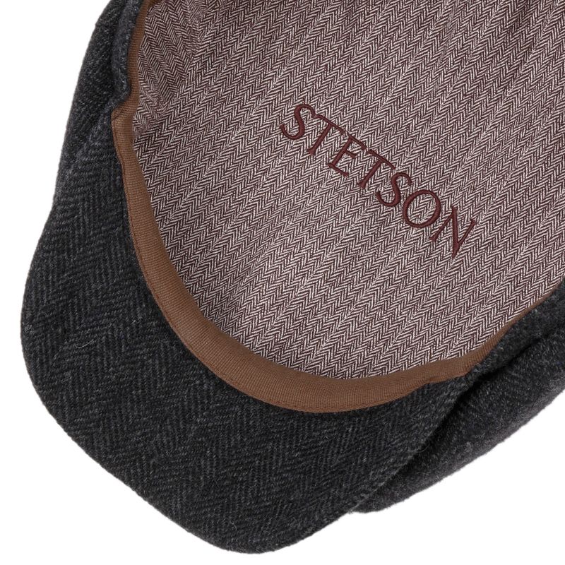 Stetson Hatteras Sixpens Ull i Black/Grey