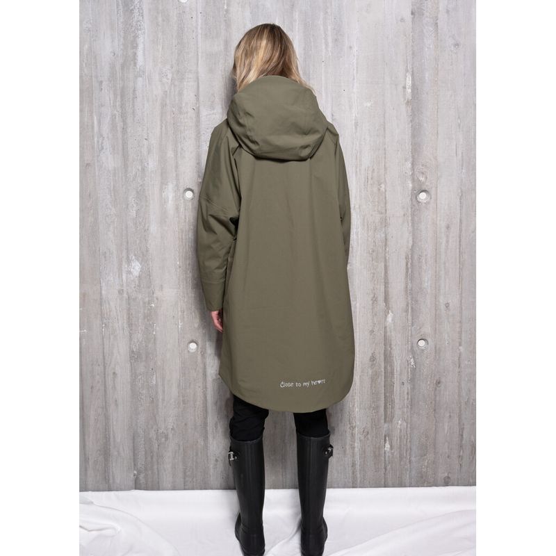 Close To My Heart Rain Poncho i Army