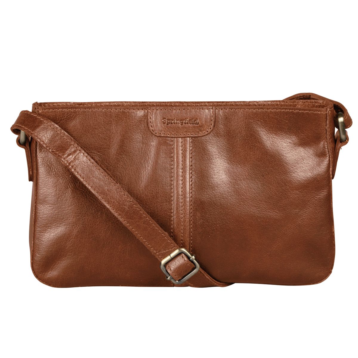 Springfield Shoulder/Crossoverbag i Cognac