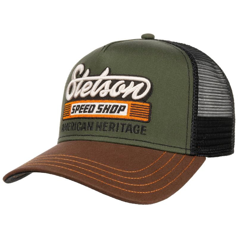 Stetson Trucker Cap Speed Shop Chesnut/Oliv
