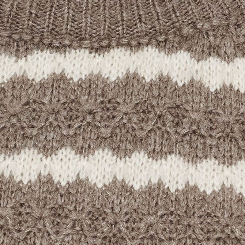 Marta MdcPippi Genser i Fango/Taupe Print Offwhite Onesize