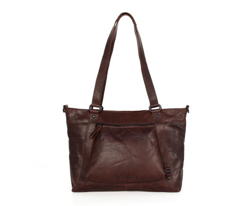 Spikes & Sparrow Totebag i Dark Brown