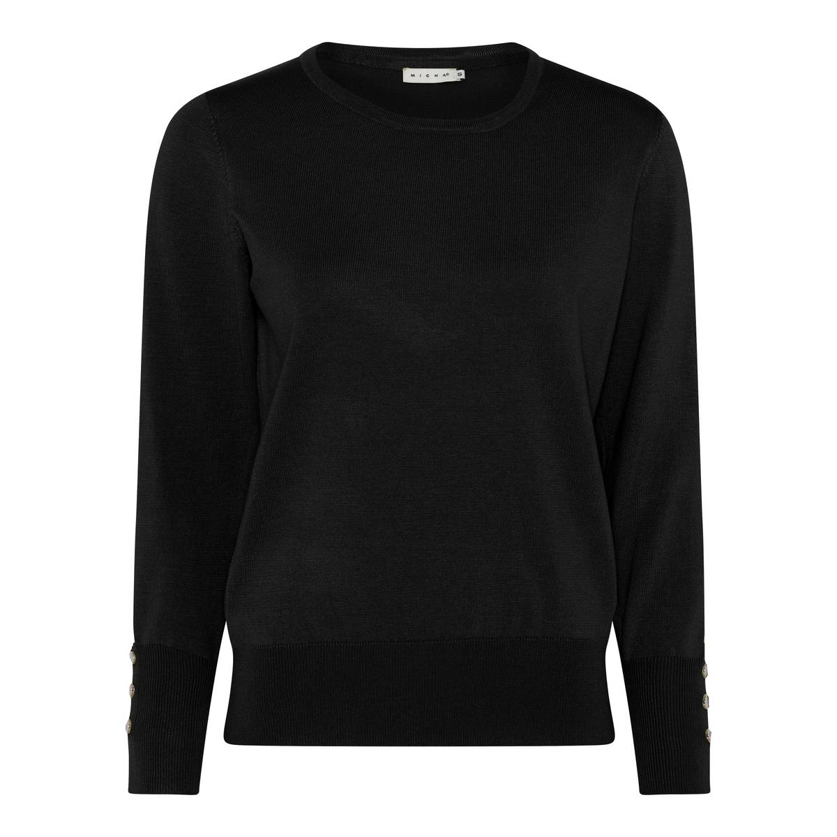 Micha Jumper M/Knapper i Black