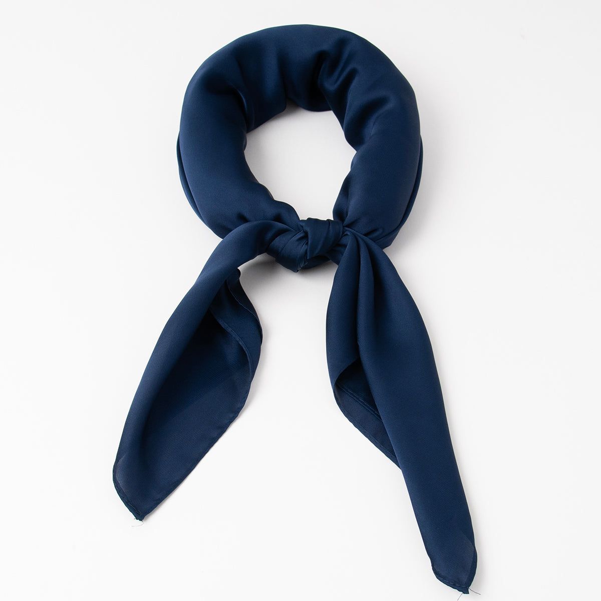 Rosenvinge Lite Skjerf Ensfarget i Marine