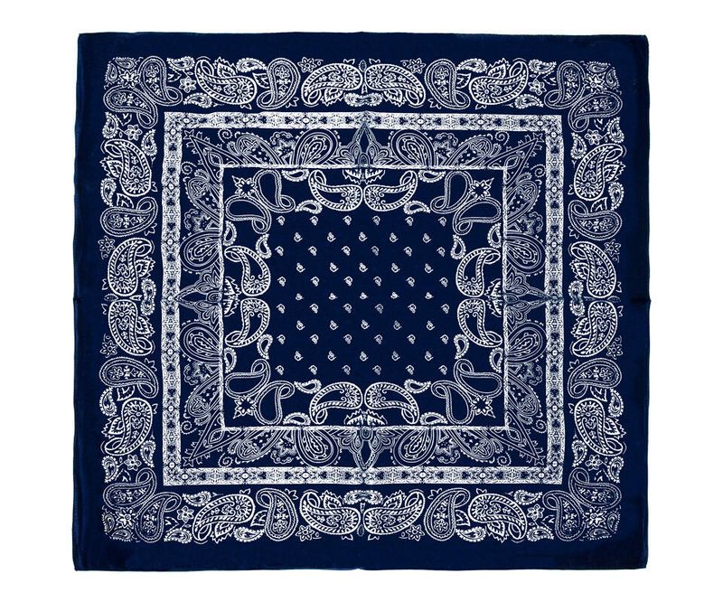 Intex Skjerf Silke 65x65 i Blue
