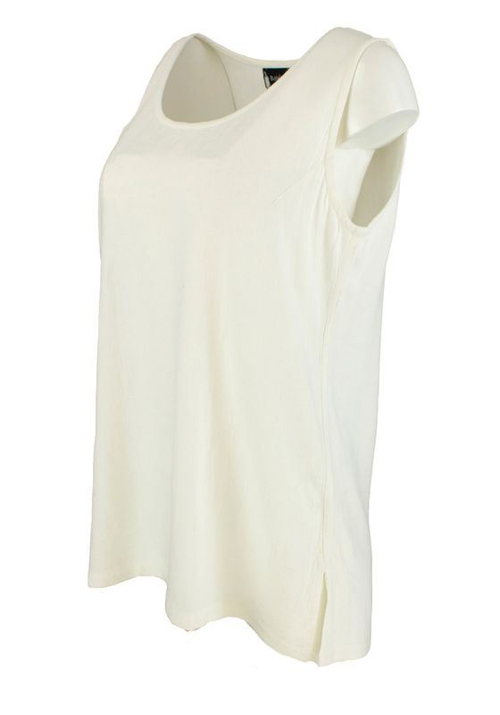 Boheme Kort Singlet i Linmix White