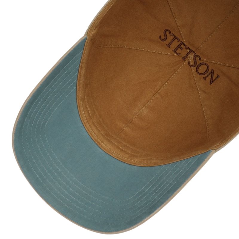 Stetson Waxed Cotton WR Baseball Cap i Sand