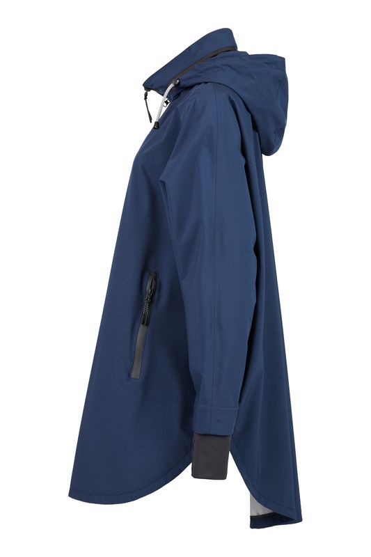 Normann Coat Cape2 i Navy