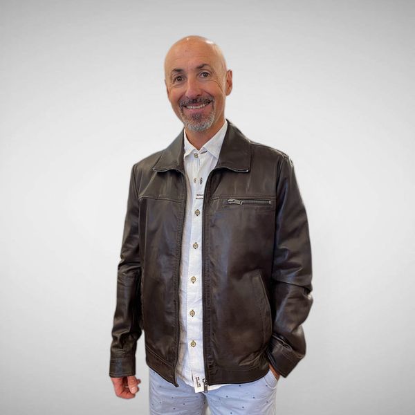 Hovedbilde Saki Christian Lammeskinnsjakke i Black