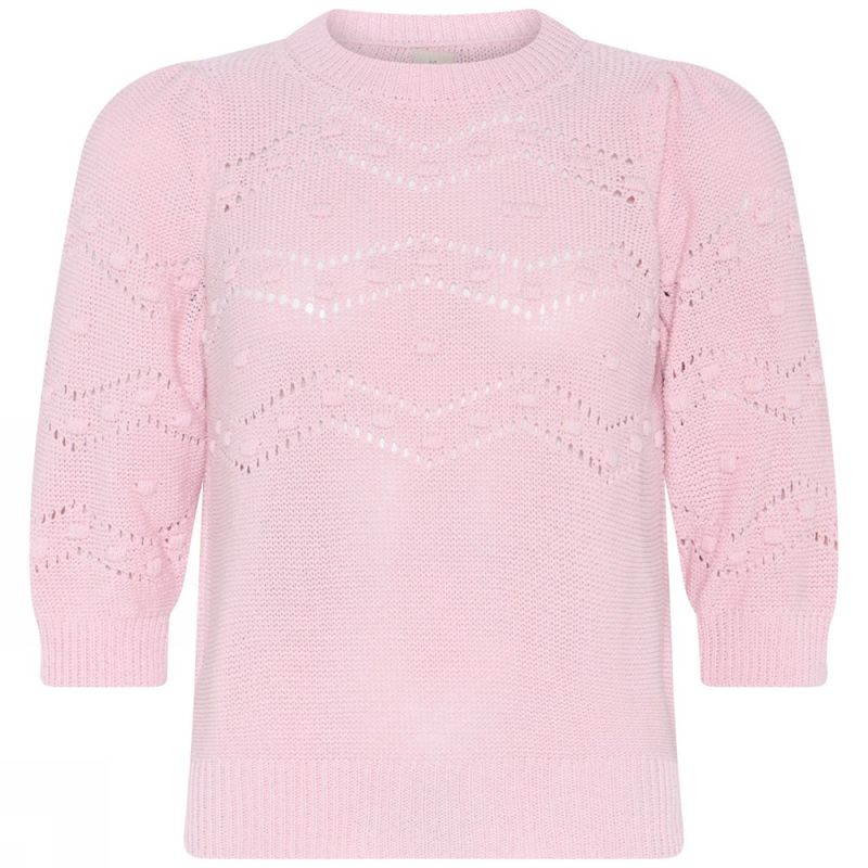 Skovhuus Genser M/Kort Arm Rose