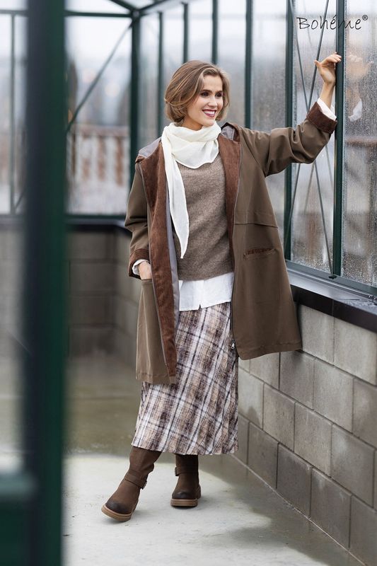 Boheme Sara Kåpe i Brown
