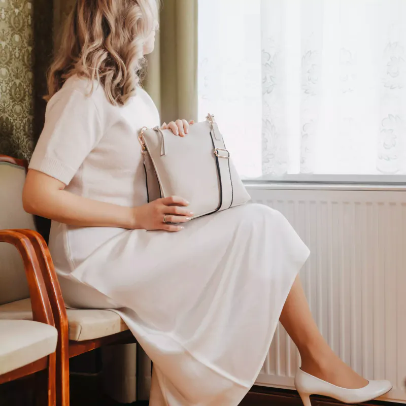 Lycke Sandnes Crossoverveske i Beige