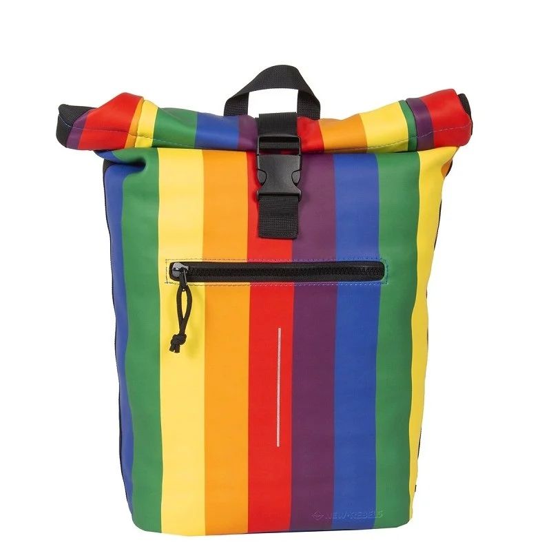 New Rebels Mart  New York Rolltop Backpack 16L Rainbow