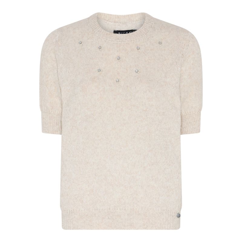 Micha Jumper i Off White Melange