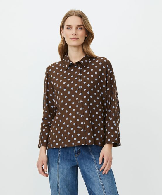 Hovedbilde Masai Mailonka Skjorte Slate Black/Brown