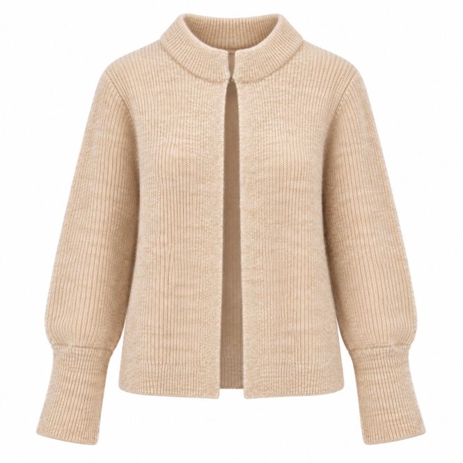 Hovedbilde Claire Chelsea Cardigan i Sand Melange