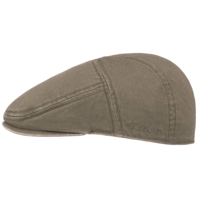 Stetson Ivy Cap i Bomull Olive