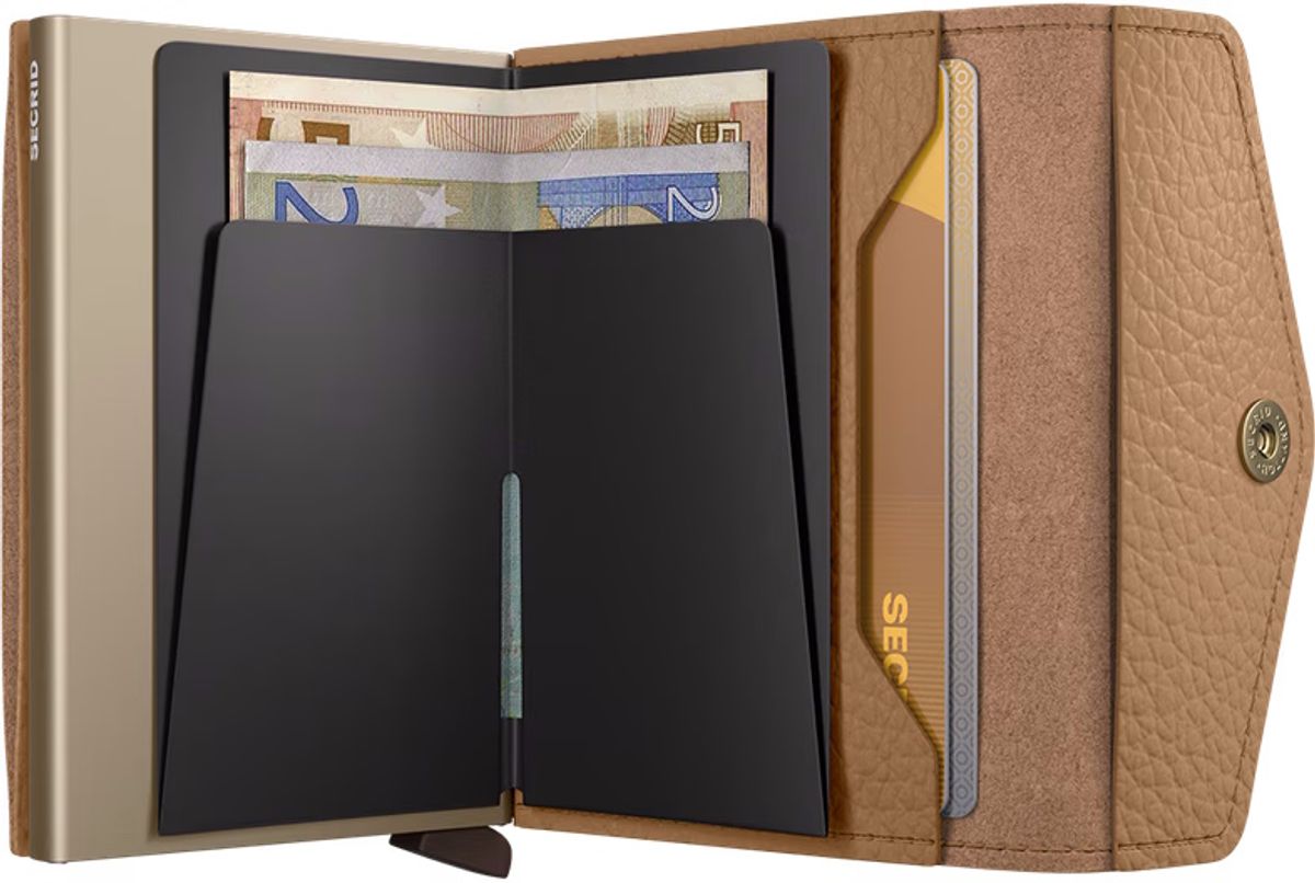 Secrid Envelope Lommebok/Kortholder Cappucino