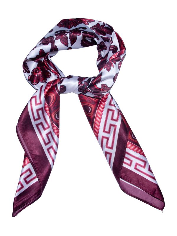 Intex Skjerf Paisley 70 X 70 Cm. i Wine Red