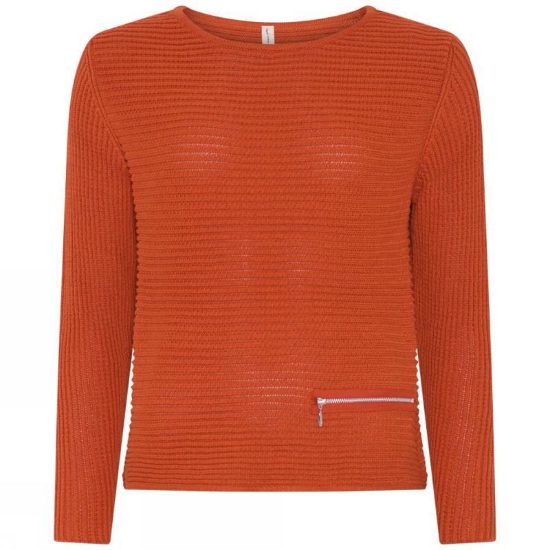 Skovhuus Jumper i Bomull Copper Red