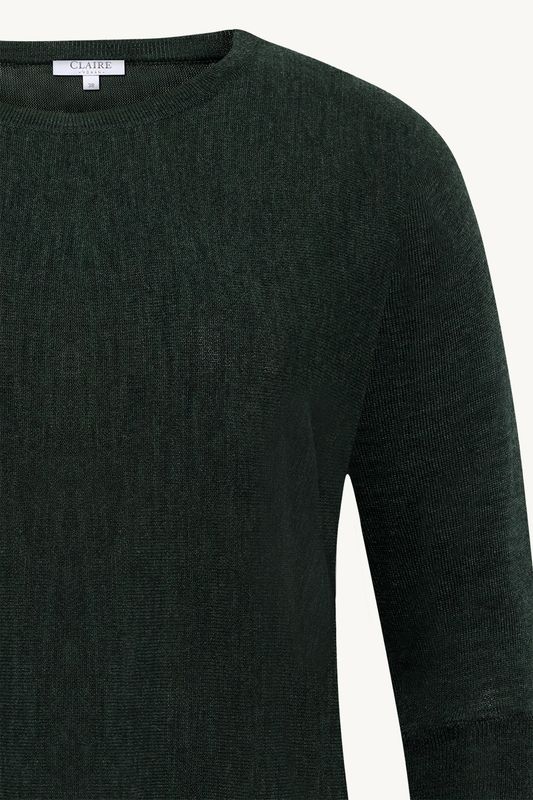 Claire Pippa Jumper i Merinoull Sea Grass