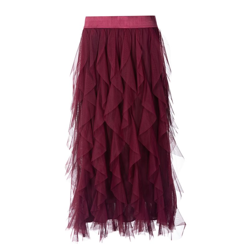 Close To  My Heart Valentina Skjørt i Burgundy Red