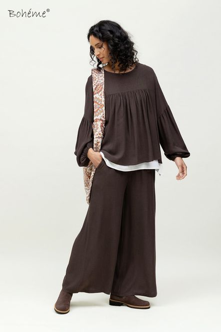 Hovedbilde Boheme Bukse i Brown