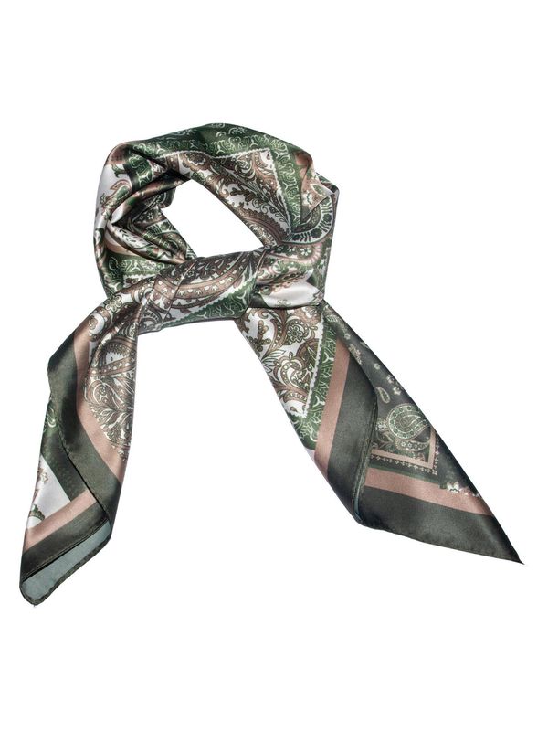 Intex Skjerf Paisley 70 X 70 Cm. i Dark Green