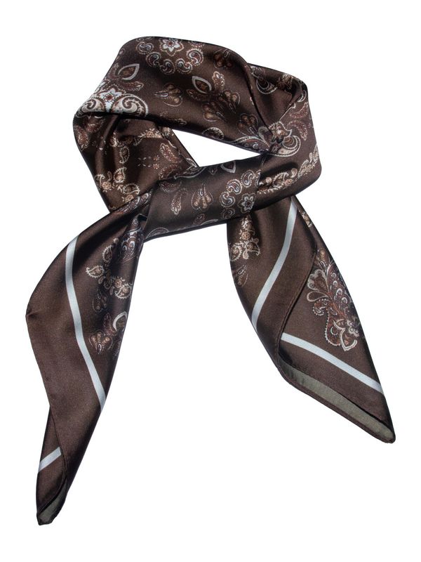 Intex Skjerf Multi Paisley 70x70cm Brown