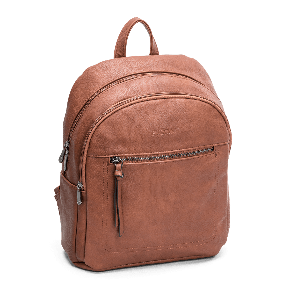 Puccini Backpack Donna i Cognac