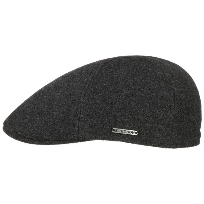 Hovedbilde Texas Wool Gatsby Cap Anthrasit Melange