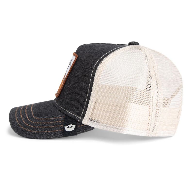 Goorin Bros  The Goat Trucker Cap Dark Denim