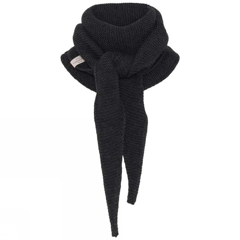 Skovhuus Strikkeskjerf Long i Charcoal Grey