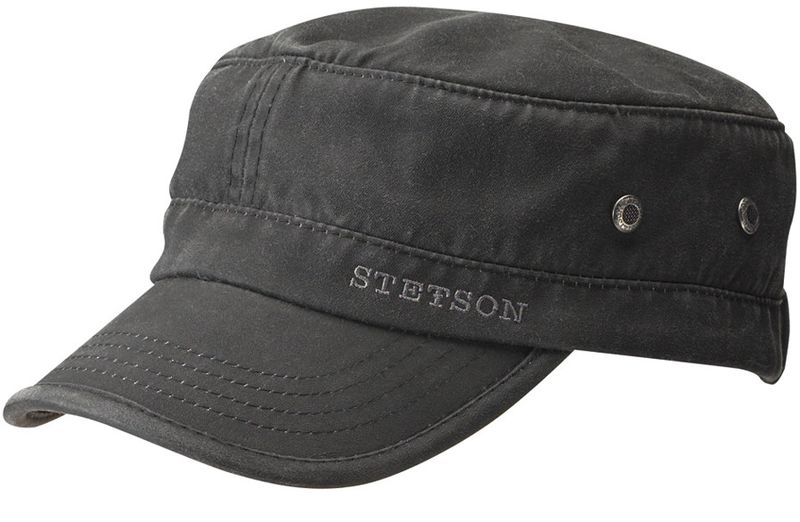 Stetson Army Cap Sort og Brun