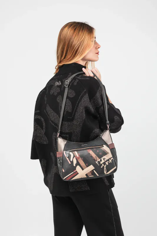 Anekke Crossoverbag Dark Brown/Multi