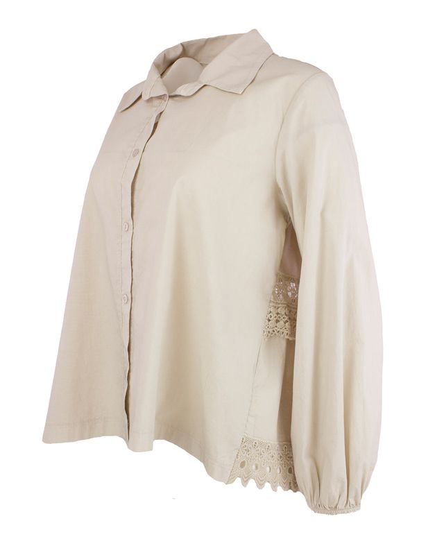 Boheme Bluse Blonder i Sand