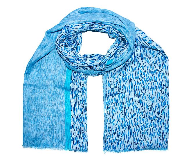 Hovedbilde Intex Skjerf Blomsterhav i Blue