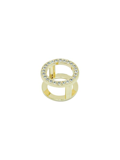 Hovedbilde Intex Skjerfring Rund M/Strass Gold