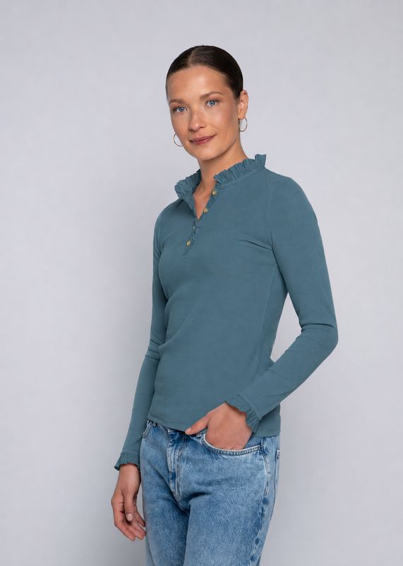 Close To My Heart Flory T-Shirt i Stone Blue