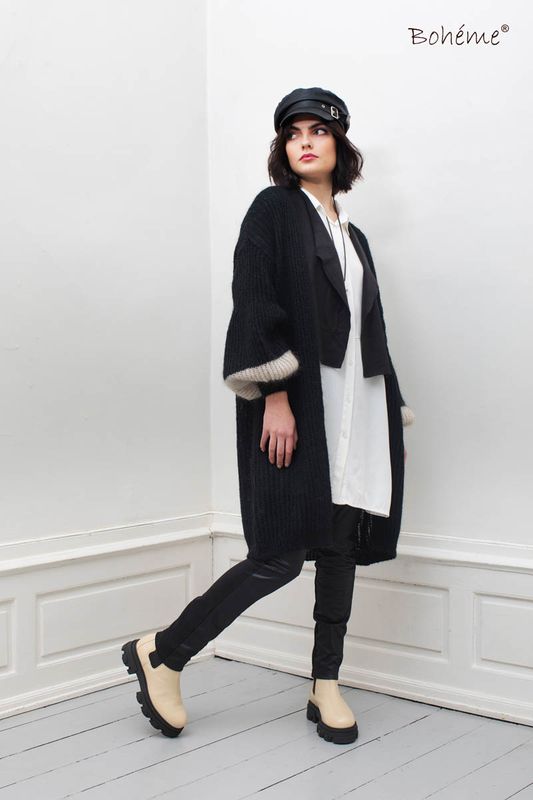 Boheme Satengbluse i Off White